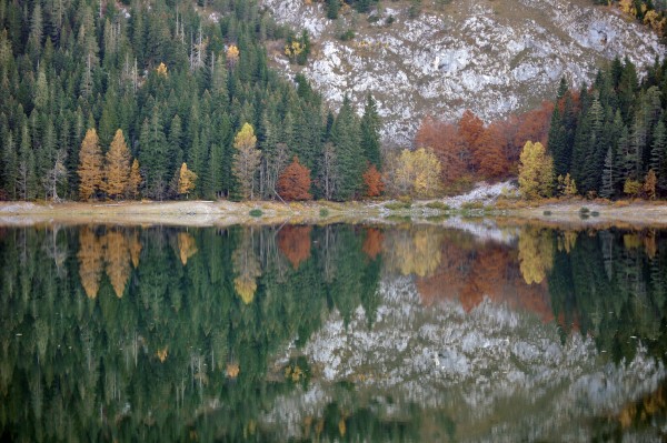 Осень на Черном озере в Дурмиторе